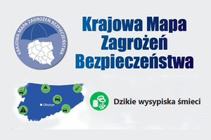 plakat z napisem Krajowa Mapa Zagrożeń Bezpieczeństwa (w skrócie KMZB)