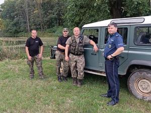 wspólne działania straży rybackiej, leśnej, policji