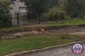 miejsce rozszczelnienia gazociągu