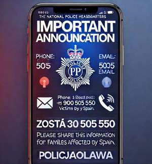 Important announcation 
ważna informacja dla osób mających rodzinę w Hiszpanii