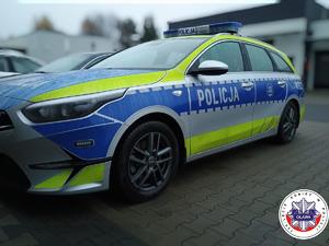 policyjny oznakowany radiowóz