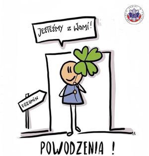 Egzaminy ósmych klas, powodzenia, czterolistna koniczyna