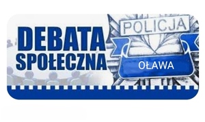 Debata społeczna - policja Oława