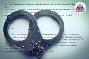 Kajdanki na tle artykułu 178a kodeksu karnego
