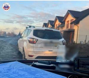zatrzymany do kontroli drogowej Ford Kuga