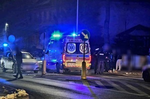 potrącenie rowerzysty na pasach