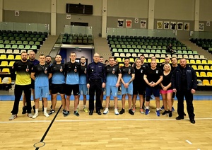 drużyna KPP Oława i KP Jelcz Laskowice