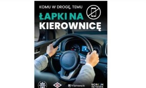 Łapki na kierownicę