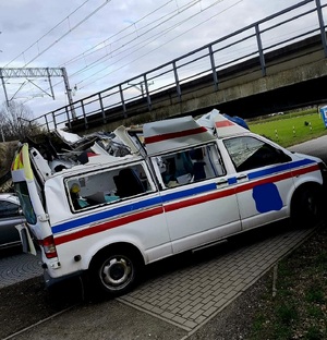 uszkodzony w kolizji VW