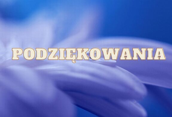 podziękowania