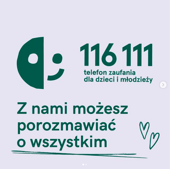116 111 Telefon Zaufania Dla Dzieci i Młodzieży - Z nami możesz porozmawiać o wszystkim