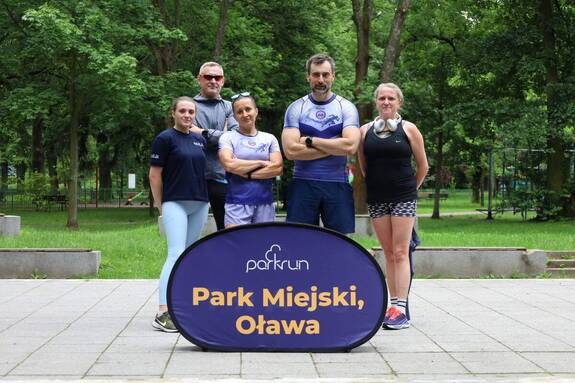 Policjanci podczas akcji Wiosna na sportowo