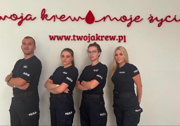 Oławscy policjanci oddali krew