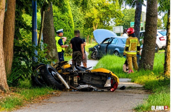 Wypadek w miejscowości Stanowice